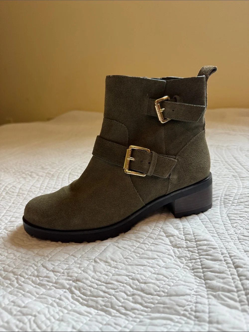 MICHAEL Michael Kors olive suede